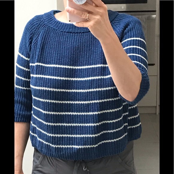 HOST PICK 🌺- Fossil cropped oversized cotton sweater size M - Picture 6 of 7